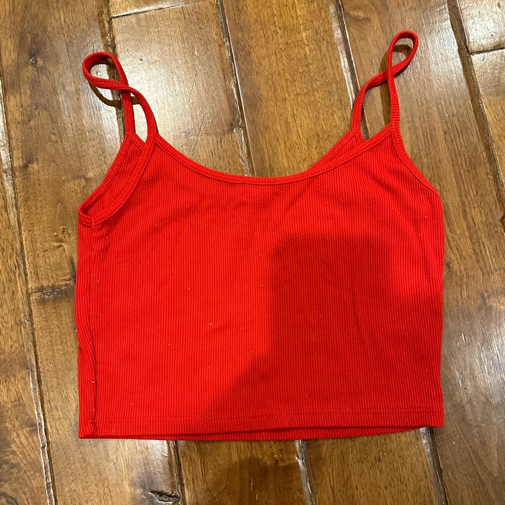 Brandy (one size) cute everyday red tank